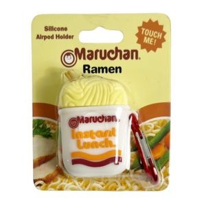 NEW Maruchan Ramen Instant Lunch Soft Silicone Apple Airpod Holder